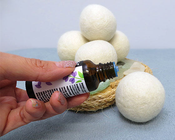 Organic Wool Dryer Balls, Set of 5